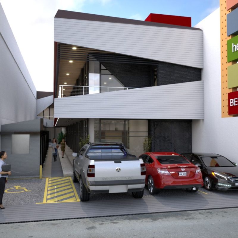 3d design of a two storey commercial building - Home Builder in Rizal Philippines